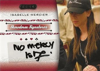 2007 Razor Poker Signature Series #SS-29 Isabelle Mercier Front